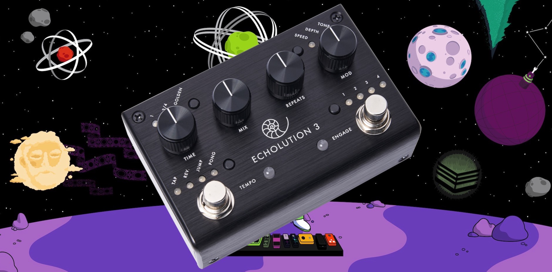 Pigtronix Echolution 3, nueva versión compacta de su delay multitap